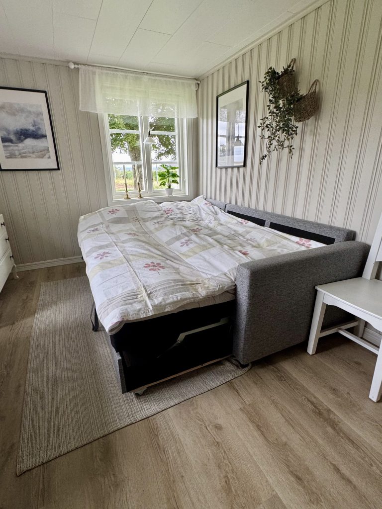 Bäddsoffa 140 cm i allrummet